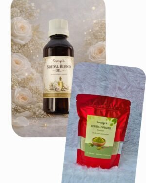 henna powder 500gram bridal blend oil 150 ml combo